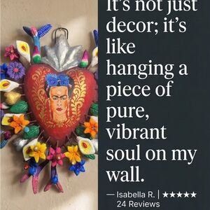 Colorful Heart Wall Decor